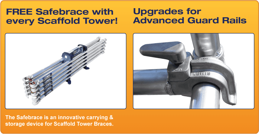 FREE Safebrace with every Tower sold. FREE Safebrace