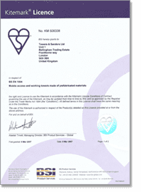 Kitemark Certificate