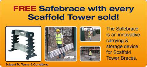 FREE Safebrace with every Scaffold Tower sold FREE Safebrace with every Scaffold Tower sold