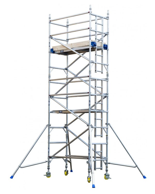 Single width Lewis industrial scaffold tower