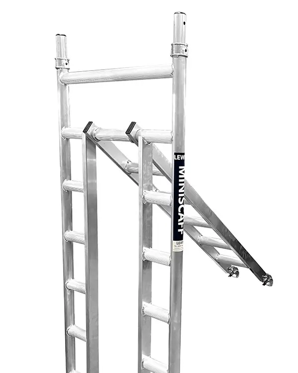 walk through frames with ladder access