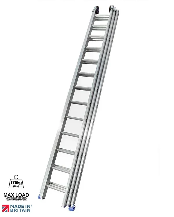triple heavy duty ladders industrial ladders