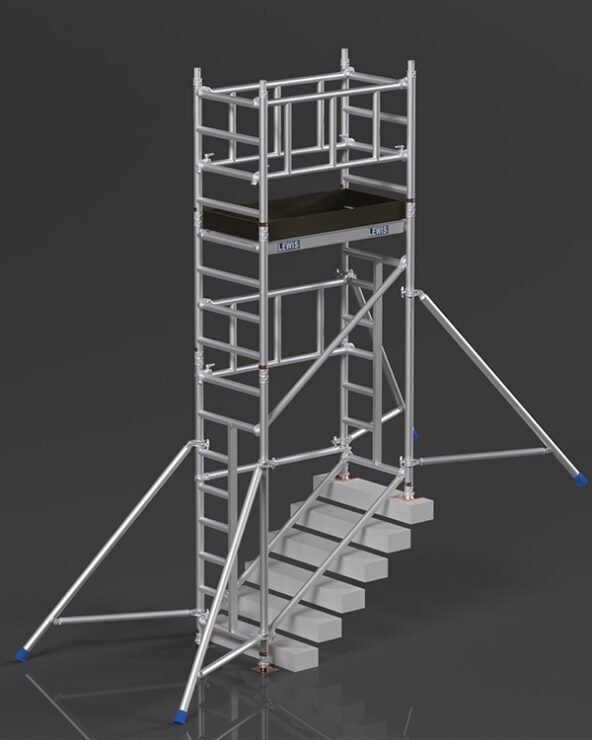 Stairscaff Working Height 5m 600px 750px